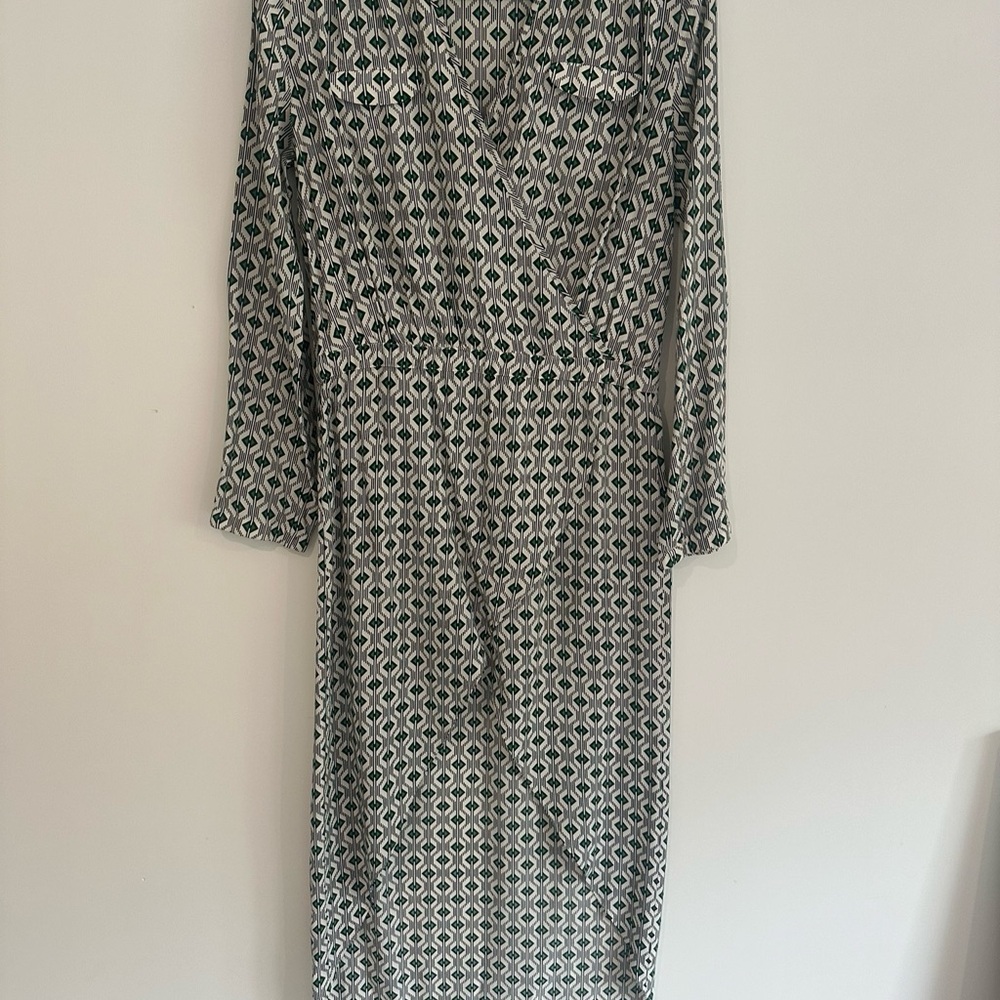 Elegant Geometric Print Dress